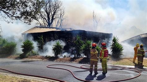 House fire on Milton Street Cape Woolamai, Phillip Island