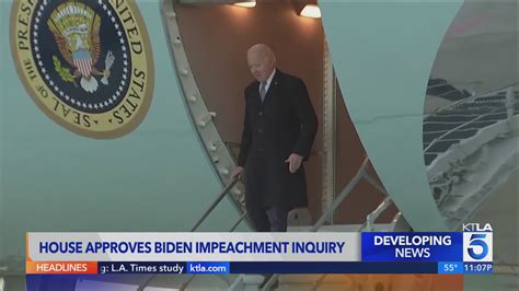 House formally approves Biden impeachment inquiry