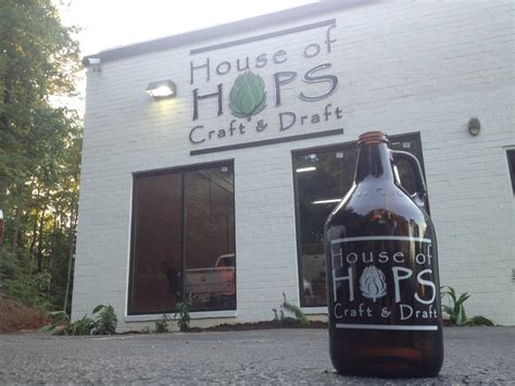 House of hops. Feb 6, 2023 · House of Hops is a family-owned craft beer retail store. It features over 300 bottles and canned beers, and 24 rotating draft beers. They fill clean 32 ounce and 64 ounce growlers. House of Hops has two locations in Raleigh and one in Pittsboro. Glenwood: 6909 Glenwood Avenue, Raleigh, NC 27612. McNeil Pointe: 2340 Bale Street, Raleigh, NC 27608. 