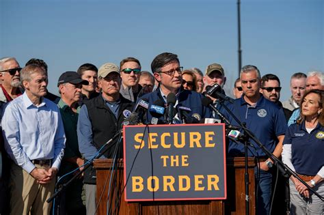 House speaker demands hard-line policies during border visit