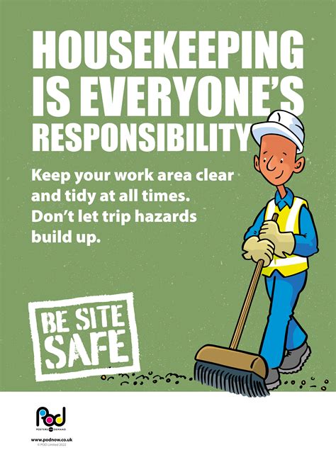 Housekeeping Safety Poster