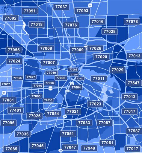 Houston TX ZIP Code Map Sheryl Davis Your Real Estate Guide