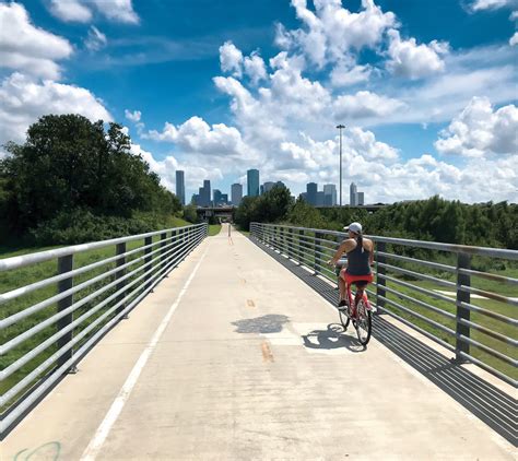 Houston bike trails. By Brenda-blmhouston. One entrance is on beltway 8 at approximately 290 Beltway 8 W. It’s a great park for running, biking and walking in... 3. White Oak Bayou Trail. 9. Hiking Trails. By brendas329. It does cross a couple streets, but just stop and press the cross button and look out for cars. 