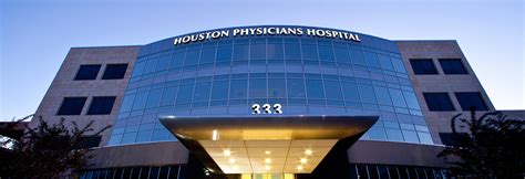 Houston physicians hospital. Houston Physicians’ Hospital is one of the top-ranked hospitals in Texas. Because our hospital is led by physicians with an intentional focus on our … 