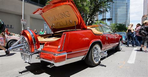 Originating in Houston, Texas, "slabs" are a popular type of custom car. Some of their defining characteristics are elbow-rimmed wheels, candy paint, and massive stereo systems. Slabs are perhaps most well-known for being a major part of the city's hip-hop culture. ... 'Slabs' And 'Swangas' — The Cars Built On Houston Hip-Hop. Youtube .... 