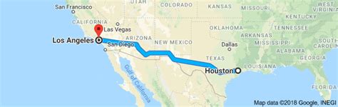 How far is it between Los Angeles and Houston. Los Angeles is located in United States with (34.0522,-118.2437) coordinates and Houston is located in United States with (29.7633,-95.3633) coordinates. The calculated flying distance from Los Angeles to Houston is equal to 1371 miles which is equal to 2207 km.. If you want to go by car, the …. 