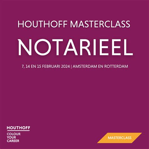 Houthoff Masterclass Notarieel 2024 - YouTube