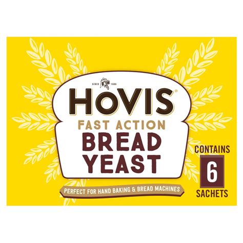 Hovis Bread Yeast Sachets Fast Action 7g Pack of 6