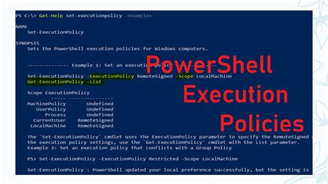How Do I Configure The Powershell Execution Policy?