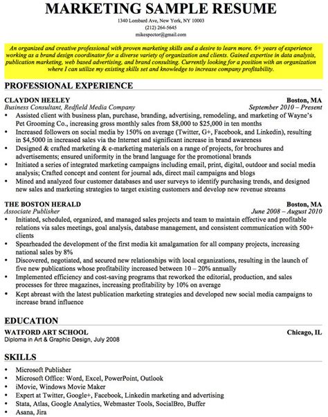 How To Write Career Objectives On A Resume