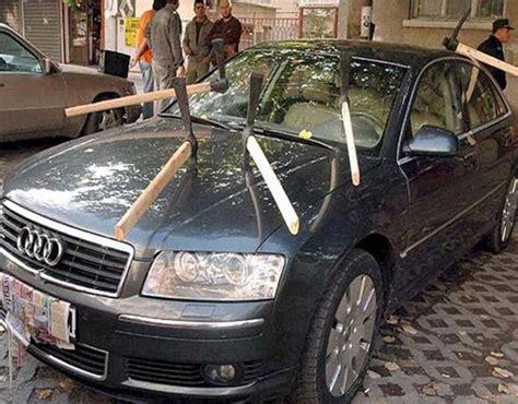 How to damage a car revenge