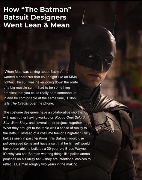 How “The Batman” Batsuit Designers Went Lean & Mean