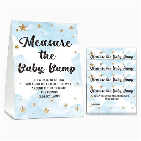 How Big Is The Bump Game - Baby Shower House