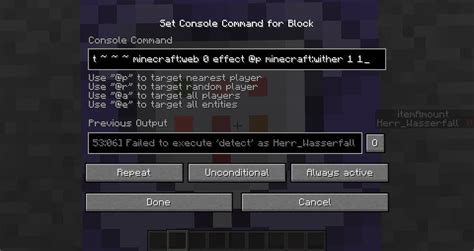 How Can I Make A Command Putting An Effect On All Players At A Certain Object Arqade