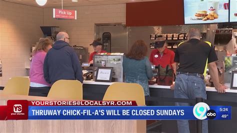 How Chick-fil-A was chosen for Thruway, despite being closed on Sundays