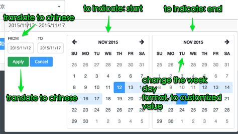 How Could I Customize The Date Range Picker With Date Format And Hint Text With I18n Stack Overflow