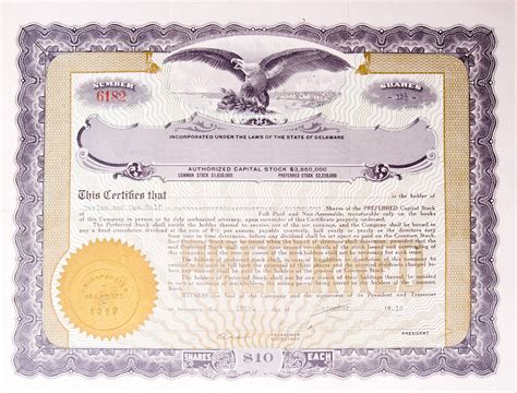 How Do I Cash an Old Stock Certificate? - The Nest