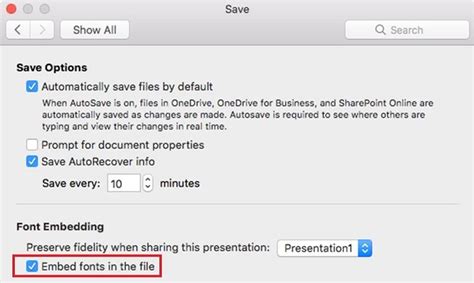 How Do I Embed Fonts In Powerpoint For Mac