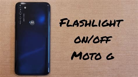 How Do I Turn Off Flashlight On Motorola Cell Phone