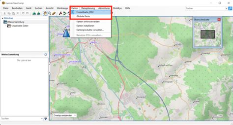 How Do I View OSM Maps in Basecamp - Basecamp Windows