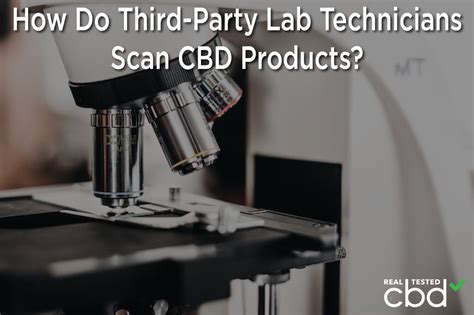 How Do Third-Party Lab Technicians Scan CBD Products?