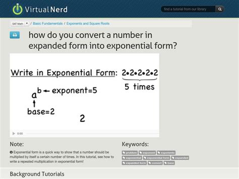 How Do You Convert a Number in Expanded Form into Exponential Form