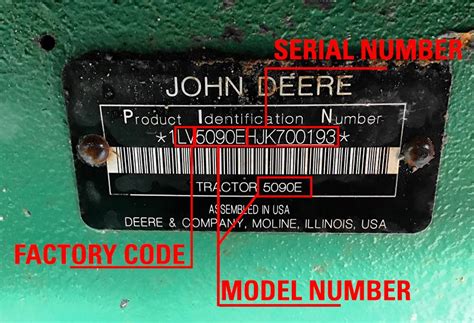 How Do You Read a Serial Number on a John Deere Lawn Tractor?