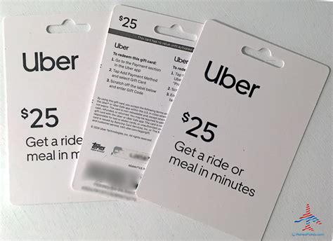 How Does An Uber Gift Card Work