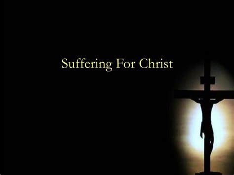 How Does Christ’s Suffering Help in Our Suffering?