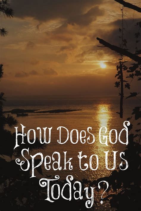 How Does God Speak to Us? Six Ways H…