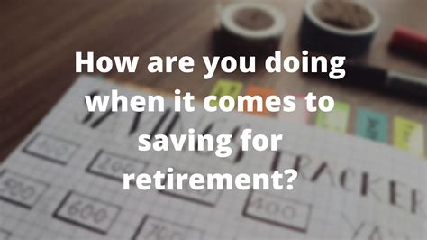 How Does Your Retirement Savings Compare to Other People Your …