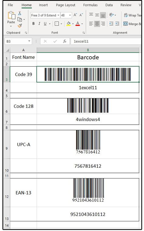 How Excel creates barcodes PCWorld