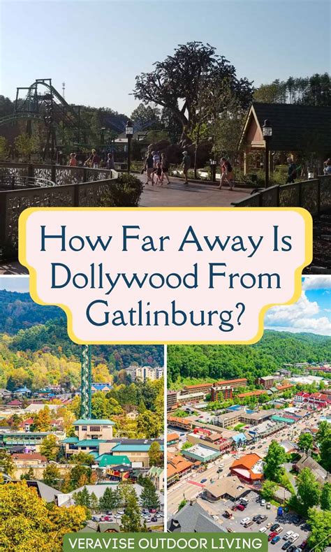 How Far Away Is Dollywood From Gatlinburg?