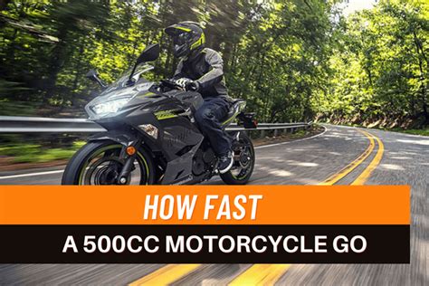 How Fast Does A 500cc Motorcycle Go? (Example Bikes Chart)