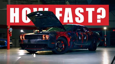 How Fast Is A DODGE HELLCAT? (Deadpool 3) - YouTube