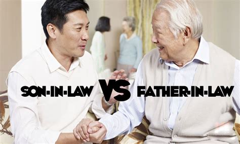 How Fathers-in-Law and Sons-in-Law Can Get Along …