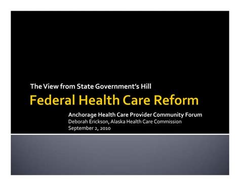 How Federal Health Reform is Helping Now
