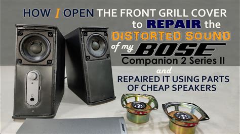 How I Open the Front Cover of my Bose Companion 2 Series II …