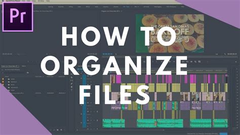 How I Organize Files for Video Editing in Premiere Pro YouTube