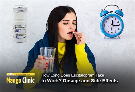 How Long Does Escitalopram Take to Work? Dosage and Side Effects