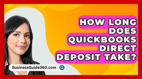 How Long Does It Take For Quickbooks Direct Deposit