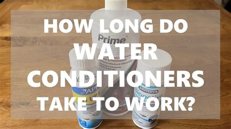 How Long Does Water Conditioner Take To Work? FishTopics.com