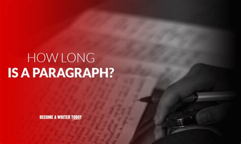 How Long Is A Paragraph: What To Know - Become a …