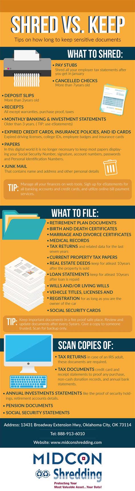 How Long to Keep Important Documents and What You Can Shred 