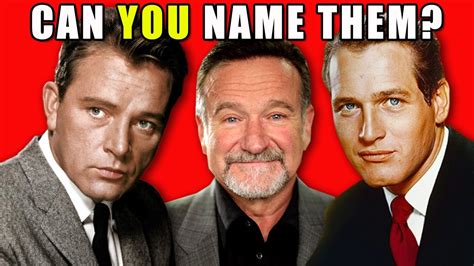 How Many Actors Can You Name? Quiz - YouTube