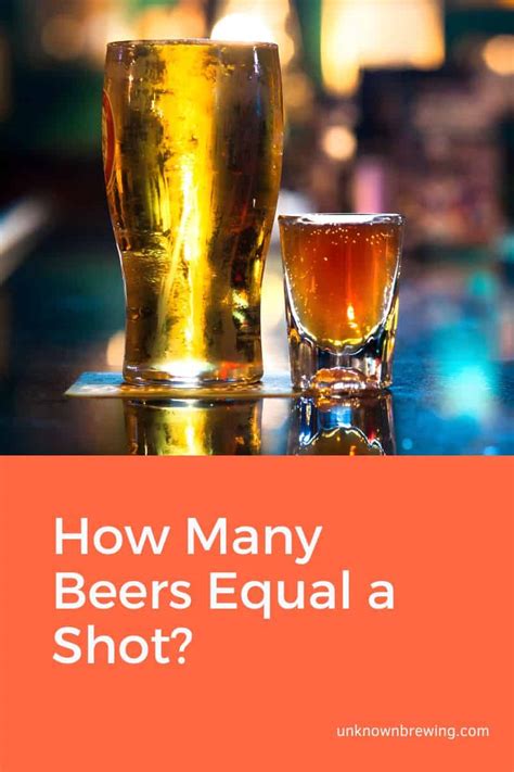 How Many Beers Is A Shot Of Tequila Equal To?