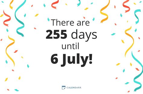 How Many More Days Until July 16th - 666how.com