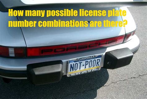 How Many Numbers In A License Plate LaraBlog