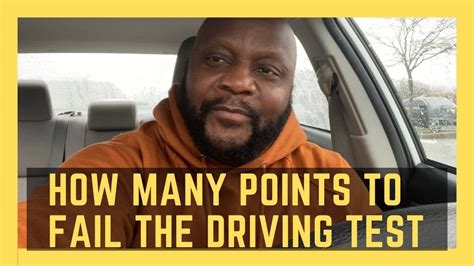 How Many Points To Fail Driving Test YouTube