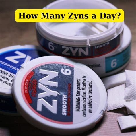 How Many Zyns Per Day: A Healthier Alternative to Smoking